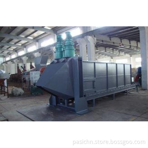 Horizontal Plastic PET Flakes Washing Line Bale Breaker Mac